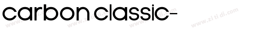 Carbon Classic字体转换